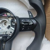 Convient pour BMW F10 F30 F20 F31F36 F06 E61 Volant de voiture en cuir sport Accessoires compatibles avec M3 M5 M6 E90 E91 E92