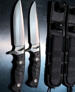 Cuchillo Bowie Trident de Acero Inoxidable con Mango de Plástico, Punta Recta, para Camping y Actividades al Aire Libre, Grosor de 5 mm, 20 cm de Corte, OEM - Product Image 2
