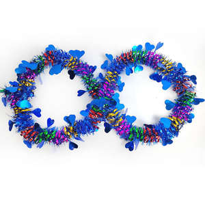 उत्सव पार्टी की सजावट नए पर्यावरण के अनुकूल उज्ज्वल उच्च गुणवत्ता वाले प्लास्टिक रंग ड्रैगन बॉल पीठ दिल रिबन jh11930 चीन - Product Image 3