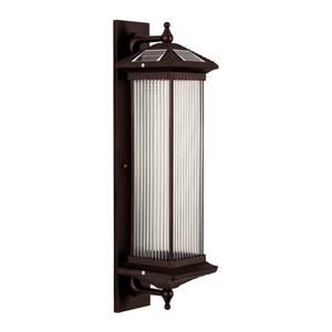 Lámpara de pared LED moderna para exteriores, luz de balcón de energía Solar, accesorio de jardín, luminaria externa de China, lámpara de pared de linterna Vintage negra - Product Image 1