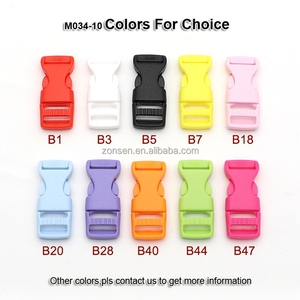 Hebilla de plástico KAM ecológica personalizada de <span class=keywords><strong>10mm</strong></span>, hebilla de Liberación lateral rápida de empalme de colores para correa, muñecas DIY - Product Image 2