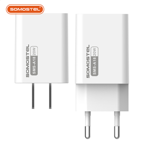 2025 Somostel vente chaude QC3.0 chargeur rapide prise US prise ue pour <span class=keywords><strong>iPhone</strong></span> <span class=keywords><strong>XR</strong></span> chargeur de téléphone OEM USB Cargador Celulares - Product Image 6