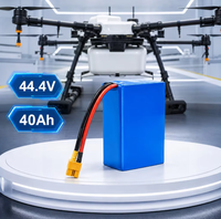 Paket Baterai Lithium Ion Drone UAV 44.4V 40Ah Densitas Energi Tinggi untuk UAV Angkat Berat VTOL Multi Rotor Pesawat Daya Tahan Lama