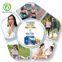 Extrait d'huile d'ail inodore OEM ODM 10 mg 100:1 en gélules molles Allium Sativum 60 gélules 60 portions Suppléments alimentaires en vrac