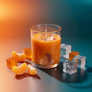 Bougie parfumée en cire de soja dans un bocal en verre à double paroi de luxe avec cœur intégré pour une décoration romantique de la maison, vente en gros, étiquette privée - Product Image 1