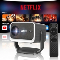 Projecteur portable Canzone P20 Pro compatible 4K, Full HD 1080P, Android 14, Wi-Fi intégré, pour cinéma maison et usage professionnel