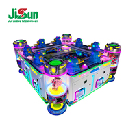 Crazy Little Fisher, machine de jeu d'arcade de pêche à monnayeur pour 8 joueurs, avec système de rédemption de tickets de prix pour parc d'attractions