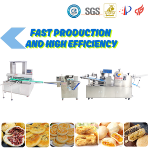 Ligne de production de boulangerie multifonctionnelle électrique pour gâteaux au durian, curry puffs, gâteaux aux haricots mungo - 380V Utilisation en restaurant Traitement de la pâte - Product Image 4