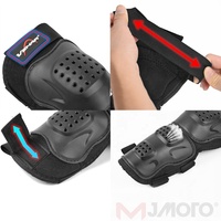4 Piezas de Protectores Anticaída para Rodillas y Codos de Motocross, Protectores de Codo para Motociclismo, Motocicleta, Carreras Todoterreno, MTB, Protectores de Rodilla