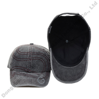 Casquettes de sport vintage de créateur en gros, casquettes de baseball à 6 panneaux, casquettes de baseball en coton lavé brodées sur mesure