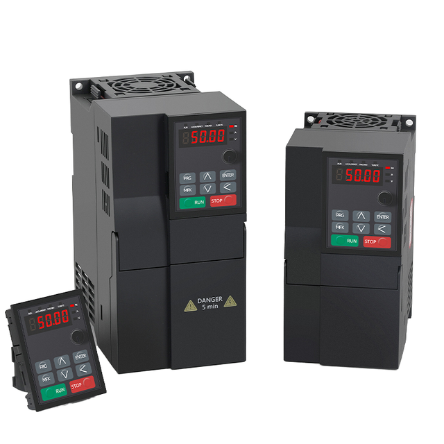 AC-DC-AC VFD Frequency Inverter 380V Three Phase 5.5KW 5HP Vector Control Customized