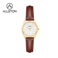 Montre Allston Gold ASN-58 à mouvement japonais à quartz pour femmes, haute qualité, prix bas personnalisé, acier inoxydable, montre antique