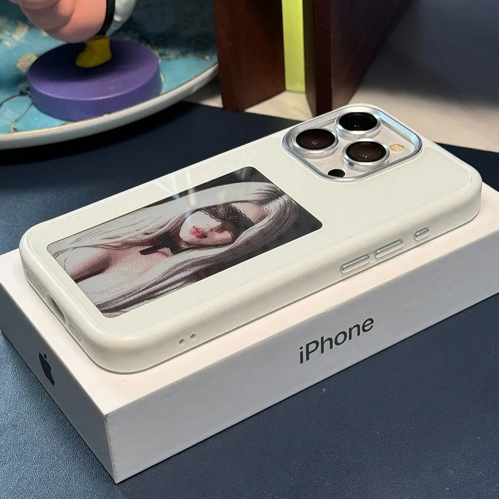 आईफोन 15 केस एनएफसी ई इंक डिस्प्ले केस के लिए 2024 नए ट्रेंडिंग उत्पाद लक्जरी डिजाइनर मोबाइल सेल एक्सेसरीज