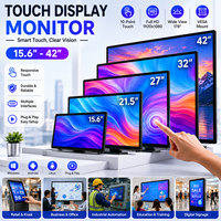 PC industriel embarqué, écran tactile capacitif LCD 15,6 pouces, HD 1080P, moniteur industriel tout-en-un, PC industriel à panneau