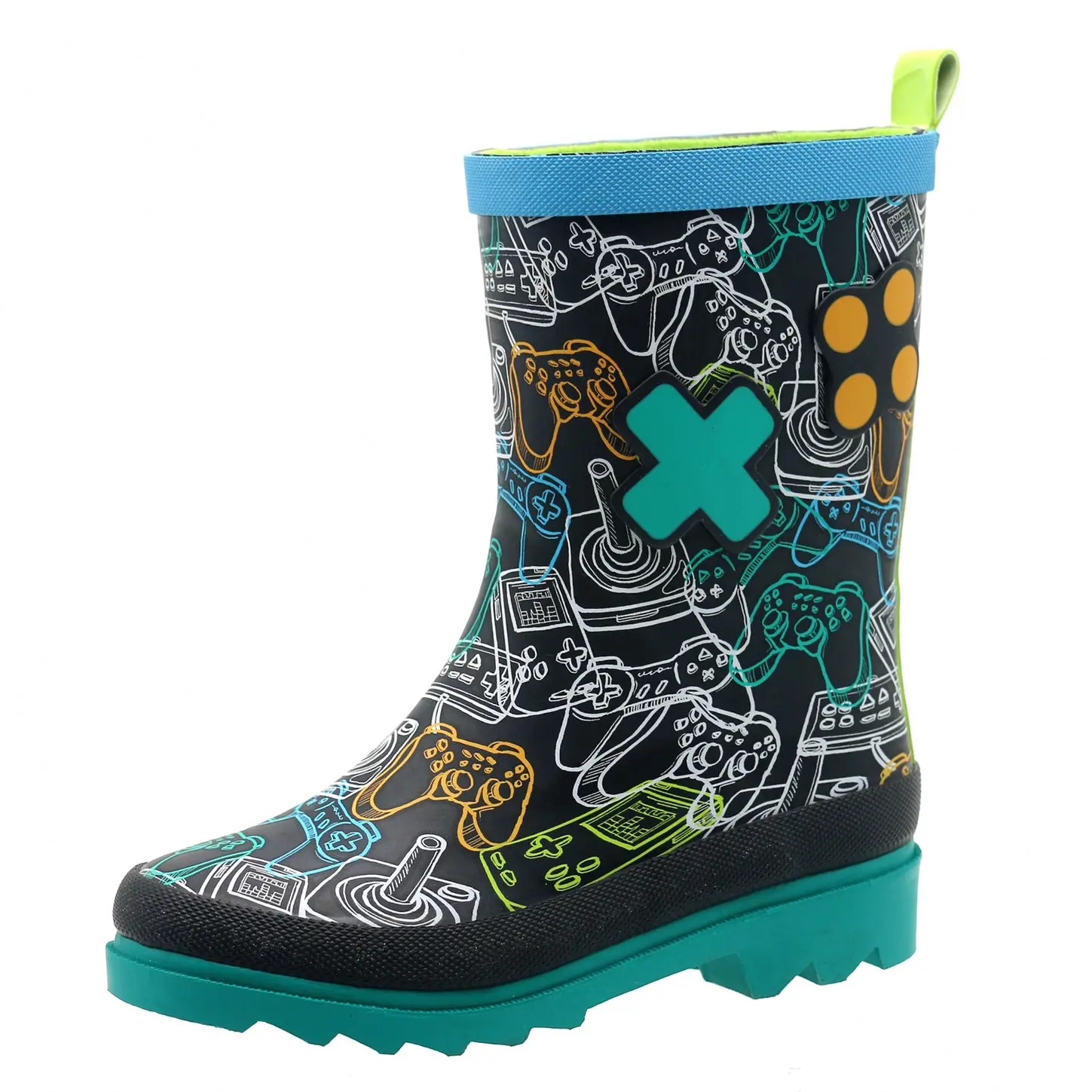 Hoge Kwaliteit Custom Regenlaarzen Kids Waterdichte Schattige Print 3d Rubber Baby Regenlaarzen