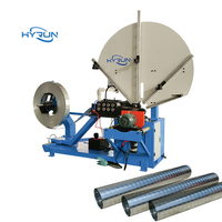 Moteur de machine automatique de fabrication de tuyaux en spirale à haute stabilité |   Acier galvanisé/inoxydable, contrôlé par PLC, lisse et uniforme