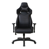 Chaise de jeu au design moderne, ergonomique, pivotante à 360°, pour adulte, en cuir premium durable, avec accoudoirs 3D réglables, dossier haut, chaise d'ordinateur PC