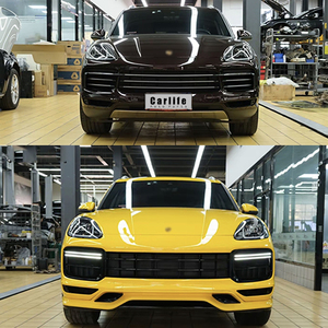 Kit de carrosserie automobile pour <span class=keywords><strong>Porsche</strong></span> <span class=keywords><strong>Cayenne</strong></span> 9Y0.1 2018-2023 Année Modèle de turbos amélioré comprenant des pare-chocs avant et arrière et un diffuseur de lèvres TKT - Product Image 4