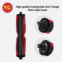 Brosse de coupe de cheveux compatible avec le robot aspirateur Roborock Saros Z70, brosse principale anti-emmêlement