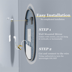 Hot bán thông minh nhỏ gọn LED Bath gương màn hình cảm ứng chống sương mù chiếu sáng đèn cho khách sạn căn hộ bệnh viện-hiện đại IP44 - Product Image 4