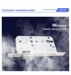 A6072zn morליווי לילה מנעול עם מפתח עמיד נגד גניבה ce מוסמך ss שחור משובח גימור לדלתות עץ ופלדה - Product Image 5