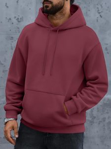 Sweat à capuche surdimensionné en coton 500 g/m² avec logo personnalisé, sweat à capuche et sweat-shirts de haute qualité, épais et embossés pour hommes - Product Image 5