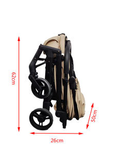 Cochecito de aluminio Combi para mascotas, Transportín plegable cómodo y portátil para perros y gatos con características ajustables - Product Image 6