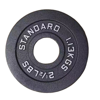 Ensemble de plaques de poids en acier sans revêtement, poids de compétition, plaques de poids standard, 40 kg, 45 lb, haltères, plaques de poids en fonte pour salle de sport