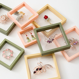 Ring Box Custom Hot Selling 3D Floating Acrylic Display Box Necklace Earring Bracelet Storage Display Jewelry Box