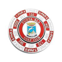 Offres Spéciales marque de golf personnalisée en usine marqueur de balle en métal marqueur de pièce de monnaie