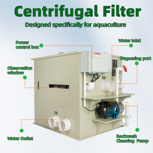 Sistema de Filtração Ras para Aquicultura, Piscicultura, Criação de Tilápia, Filtro Rotativo <span class=keywords><strong>UV</strong></span> Autolimpante - Product Image 5