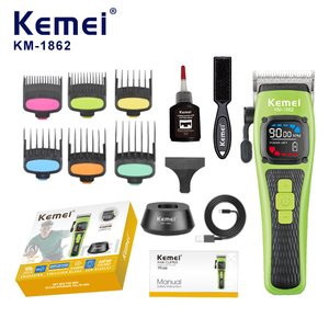 Kemei Km-1862 Quality Fast Speed Motor Professional Hair Trimmer Ferramentas para Barbeiro Ajustável Hair Dressing Appliance Big Combo - Product Image 1