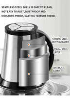 Hachoir à aliments électrique Silvercrest Mini Cuisson Robot Culinaire Coupeur Multifonction Oignon Légumes 2l Hachoir à Viande pour Aliments