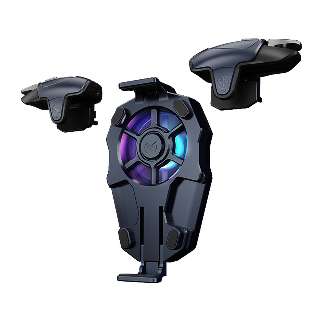 LOW MOQ New Design Durable AK03 Mobile Controller Trigger With Phone Cooler for PUBG