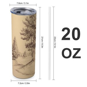 20oz Stainless Steel Tumbler Vacuum <b>Insulated</b> Custom Pattern Car <b>Cup</b> - Product Image 1