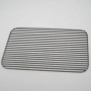 Customized Barbecue Wire Mesh Stainless Steel 304 BBQ Grill Mat Multifunction Grill Cooking Grid Grate Barbecue Net