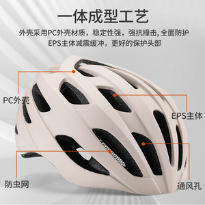 Casque de vélo de route pour adultes, matériau PC EPS, 26+ aérations, protection de la tête pour le cyclisme, casque de sport unisexe - Product Image 1
