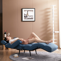Canapé-lit en tissu au design moderne, faible MOQ, fabrication OEM/ODM pour hôtel, mobilier sur mesure, directement de l'usine, fauteuil de sol pour salon