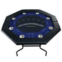 Table de poker pliante portable populaire pour 8 joueurs Table de poker pliable pour 8 personnes à vendre TP-P4801