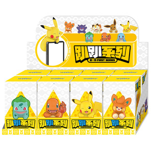 Lot de figurines Pokémon Funism Eevee et Pikachu de la série Papap, modèle de jouet, figurine d'action, statue Pokémon, cadeau pour enfants, boîte mystère - Product Image 1