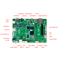 Placa de Desarrollo Industrial HelperBoard A733 con LPDDR5, UFS, WiFi6/BT, 4G, Cámara MIPI para Dispositivos de Inspección Portátiles