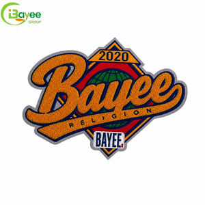 Patch brodé personnalisé éco-responsable thermocollant pour chapeau, patchs de l'équipe World Series, prix d'usine, vente en gros - Product Image 4