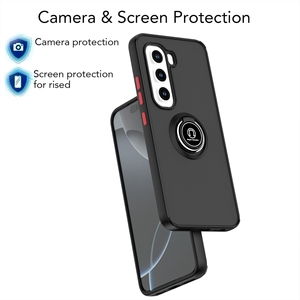 Couvertures de téléphone de couleur contrastée étuis de téléphone portable magnétiques avec support d'anneau pour Infinix Hot50 30i Hot 20Play 11 10 12 40Pro - Product Image 3