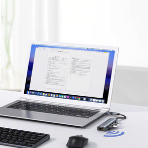 TYPE-C Đa Cổng USB-A Hub 5 Trong 2 USB 3.0 Sang USB + 1000Mpbs Bộ Chia Di Động Siêu Mỏng Ethenet Trạm Nối Máy Tính Xách Tay - Product Image 6