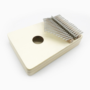 Piano de pulgar Kalimba de 17 teclas, Piano plano Mbira pintado, instrumento de música africano <span class=keywords><strong>Calimba</strong></span> - Product Image 3