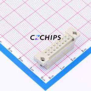 HC-CZ254-2-08-Z-11.5-G0-M DIN41612 Connector Through hole Component (THT),P=2.54mm Connector - Product Image 2