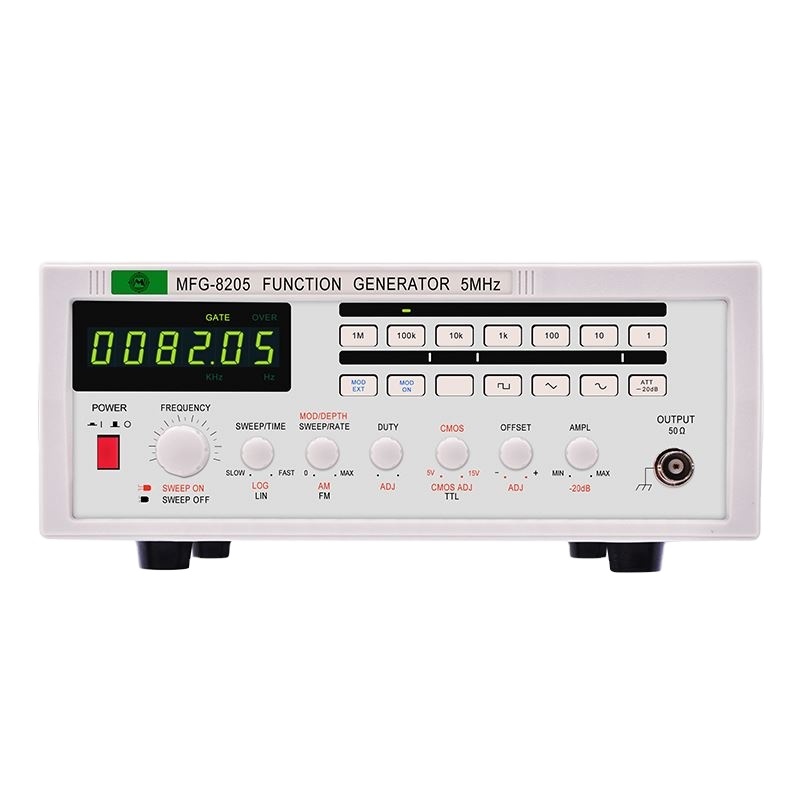 High Stability Low Dsitortion 5MHz Function Generator MFG-8205 With Optional AM FM Modulation