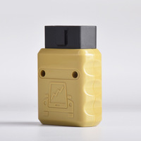 Conector Macho OBD2 de 16 Pines J1962M, Enchufe de Interfaz OBD Automotriz para ELM327 Bluetooth con Carcasa Modificada