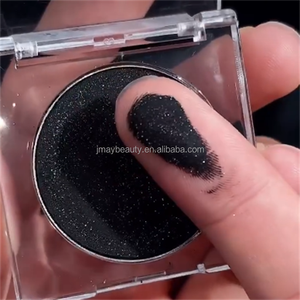 Vente en gros de produits de beauté Palette de maquillage Logo personnalisé cosmétique Ombres à paupières à paillettes de basse quantité minimale de commande <span class=keywords><strong>Fard</strong></span> à paupières à pigment noir de haute qualité - Product Image 1