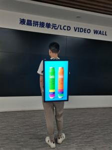 Sac à dos publicitaire portable de 27 pouces pour la vente, sac à dos d'affichage publicitaire - Product Image 2